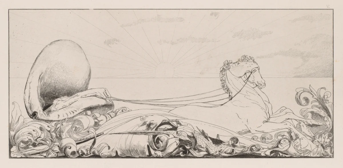 A Glove: Triumph by Max Klinger, print, 1880