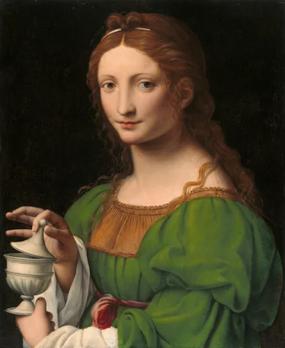 The Magdalen by Bernardino Luini, painting, 1525