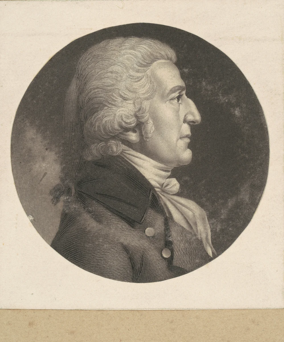 William Barton by Charles B. J. Févret de Saint-Mémin, print, 1802