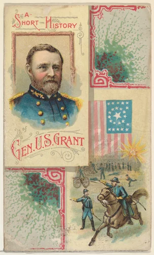 A Short History: General Ulysses S. Grant, from the Histories of Generals series (N114) issued by W. Duke, Sons & Co. to promote Honest Long Cut Smoking and Chewing Tobacco by W. Duke, Sons & Co., print, 1888