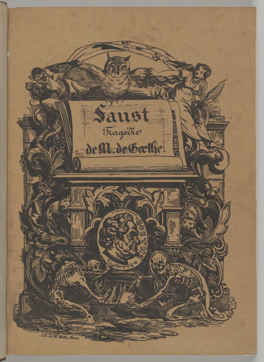 Goethe's Faust by Johann Wolfgang von Goethe, book, 1828