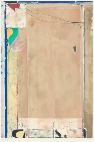 Touched Red by Richard Diebenkorn, print, 1991