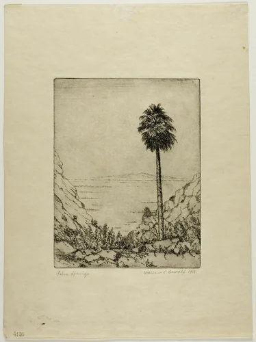 Palm Springs by Wallace DeWolf, print, 1918