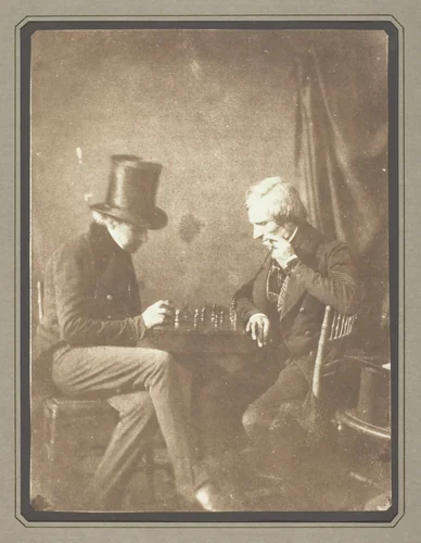 The Chess Players by William Henry Fox Talbot, photograph, 1838-1852