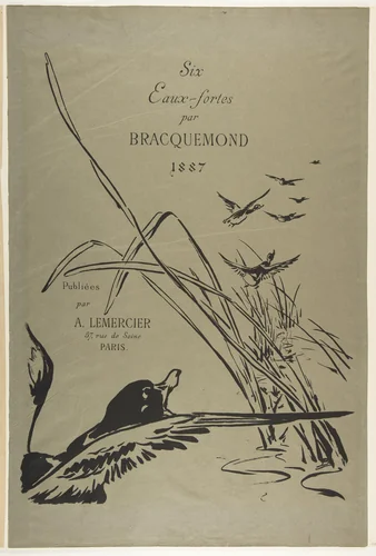 Six Eaux-fortes par Bracquemond by Félix Bracquemond, print, 1887