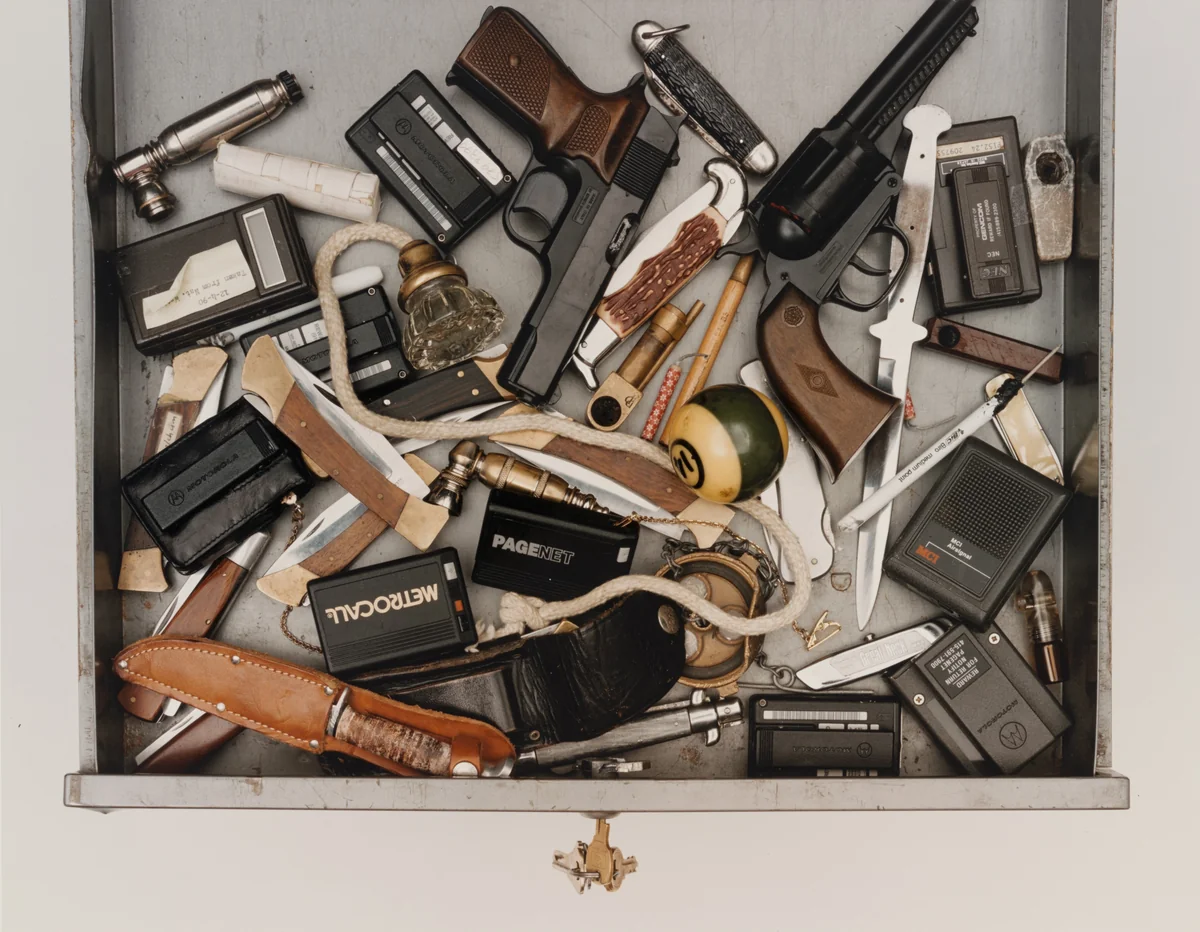 Confiscated Objects by Jim Goldberg, photograph, 1995