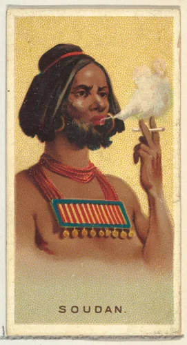Sudan, from World's Smokers series (N33) for Allen & Ginter Cigarettes by Allen & Ginter, print, 1888