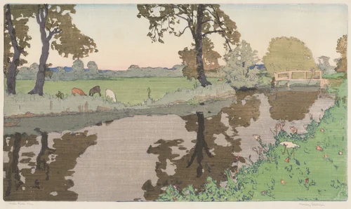 Wiston River by Frank Morley Fletcher, print, 1911