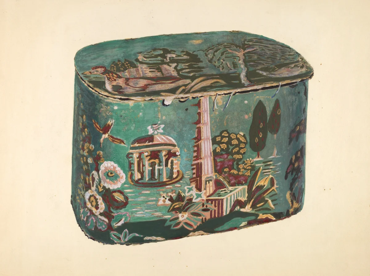 Bandbox by Holger Hansen, index of american design, 1938