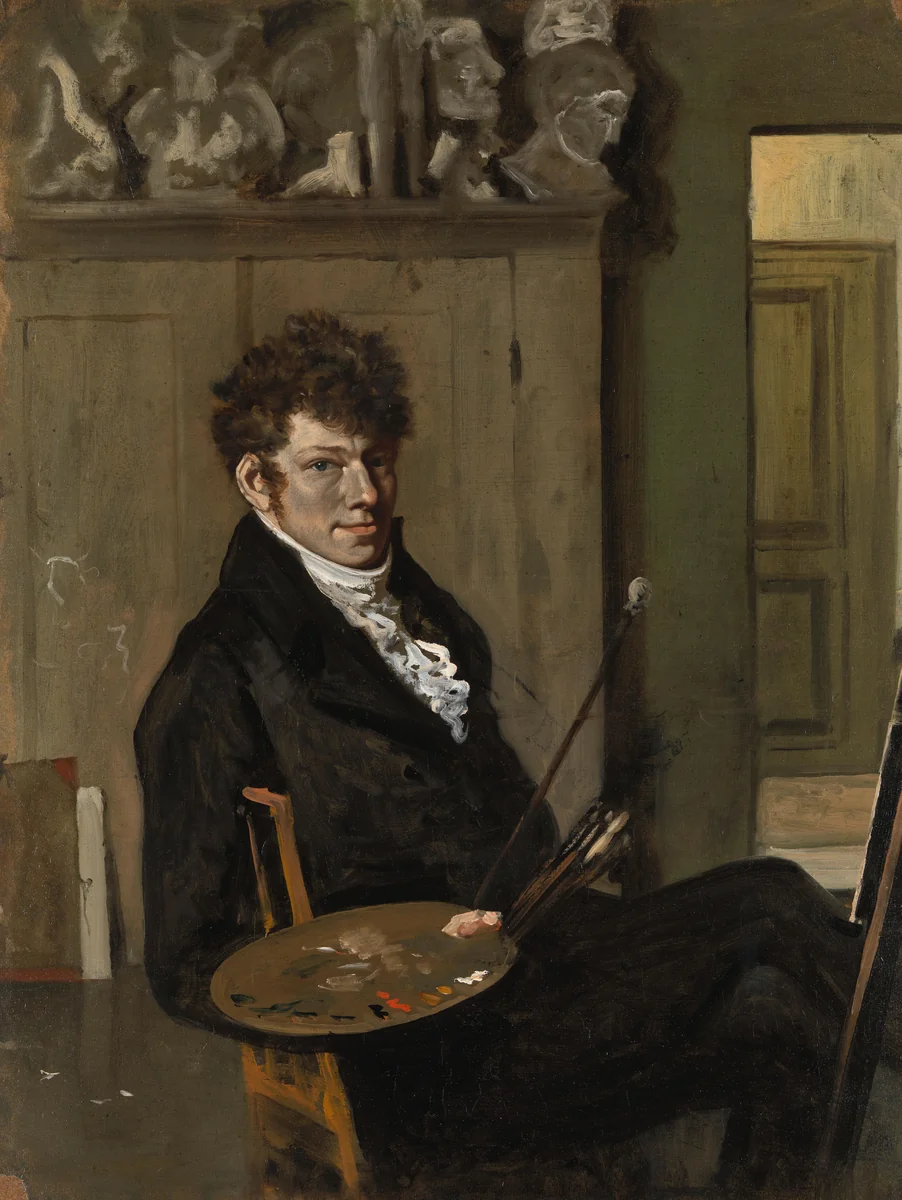 Self-portrait by Wouter van Troostwijk, painting, 1809