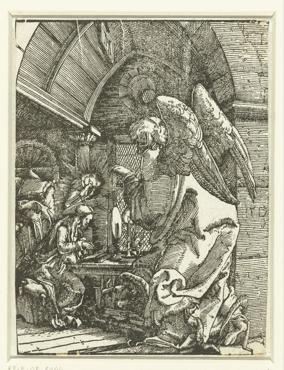 Annunciatie by Unknown, print, 1513