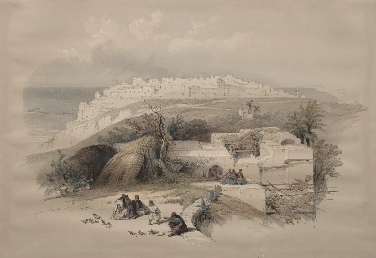 Jaffa by David Roberts, print, 1839