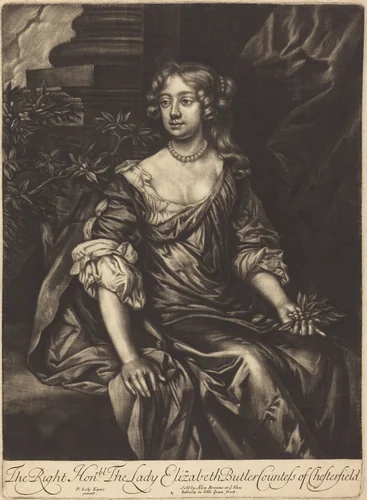The Right Honorable Lady Elizabeth Butler, Countess of Chesterfield by Alexander Browne
Sir Peter Lely, print, 1650-1699