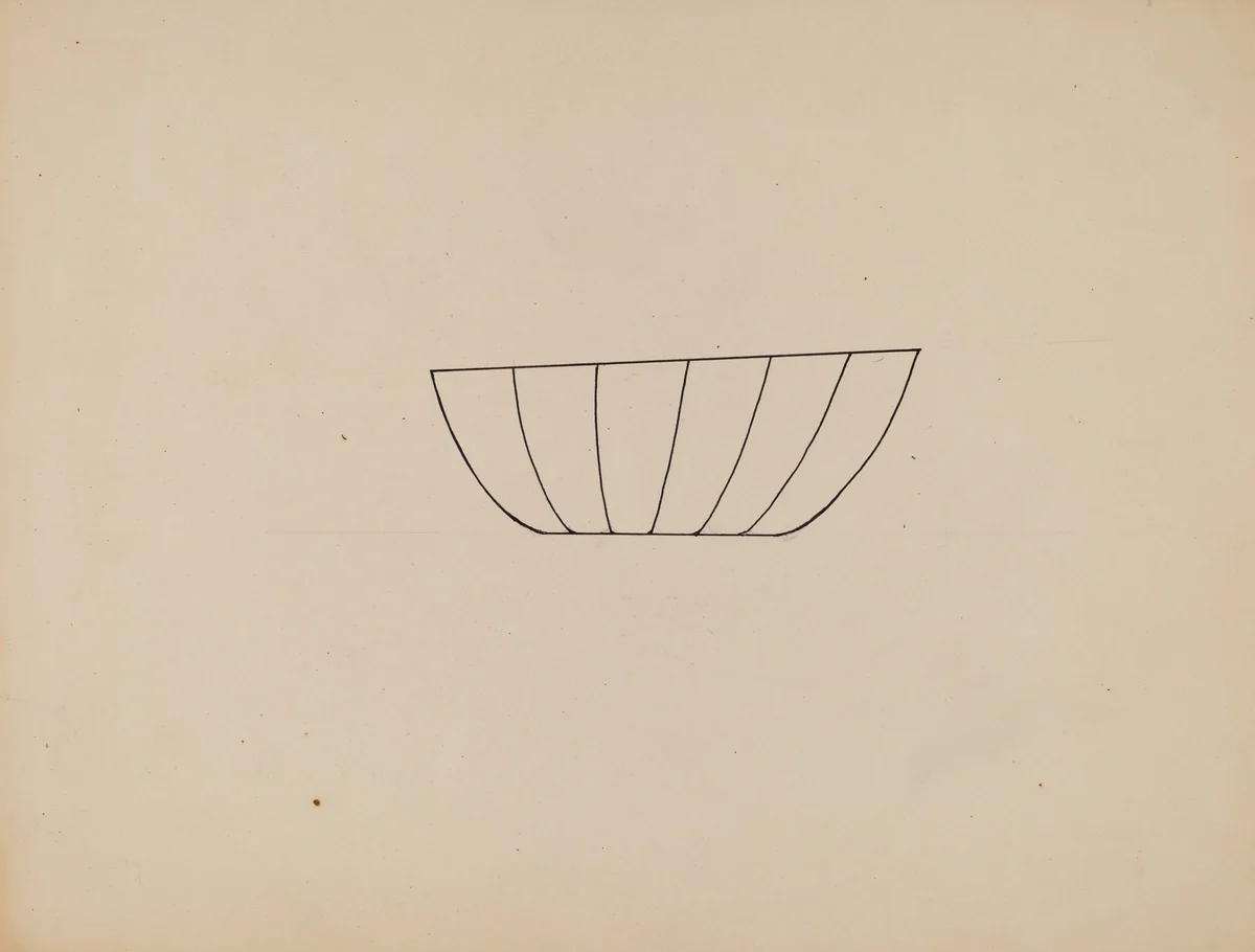 "Turk's Head" Mold by Isadore Goldberg, index of american design, 1940