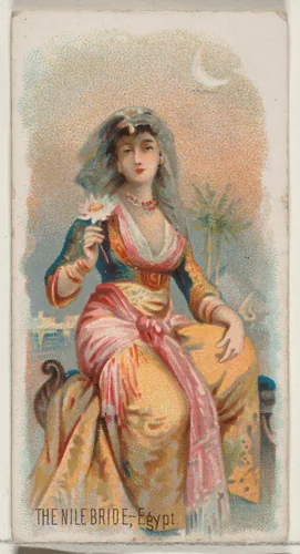 The Nile Bride, Egypt, from the Holidays series (N80) for Duke brand cigarettes by W. Duke, Sons & Co., print, 1890