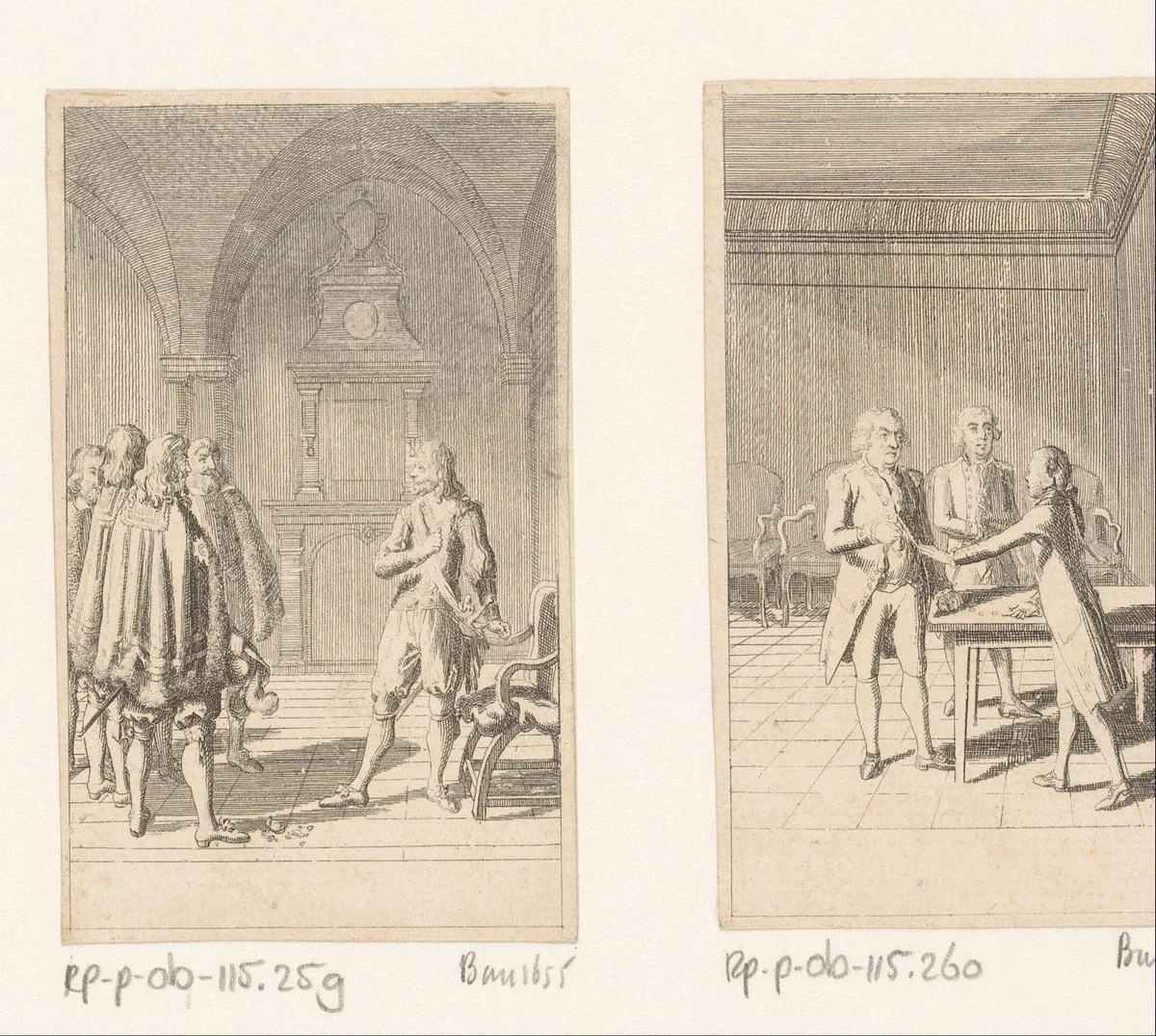 Oliver Cromwell by Daniel Nikolaus Chodowiecki, print, 1793