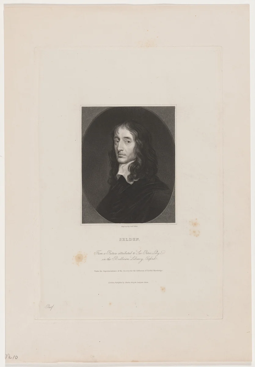 John Selden, Jurist and Antiquary by Robert Hart
Sir Peter Lely, print, 1800-1899