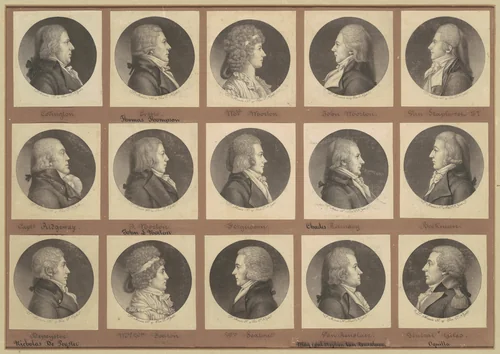 Saint-Mémin Collection of Portraits, Group 6 by Charles B. J. Févret de Saint-Mémin, volume, 1797-1798