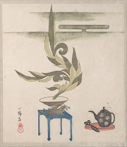 Flower Arrangement by Utagawa Itchinsai, print, 1800-1899