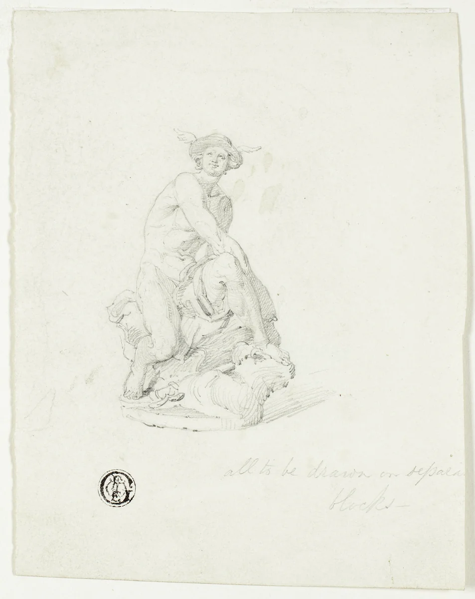 Mercury by Unknown Artist, drawing, 1800-1899