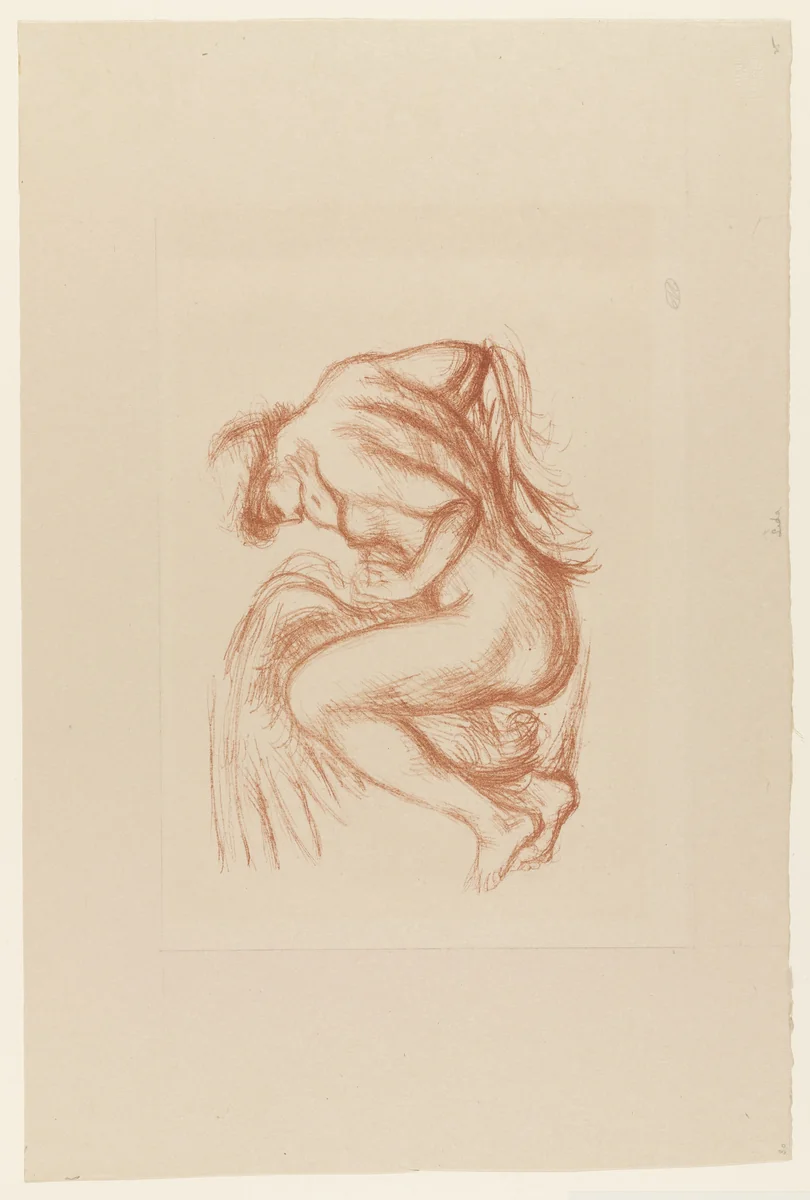 Leda by Aristide Maillol, print, 1927