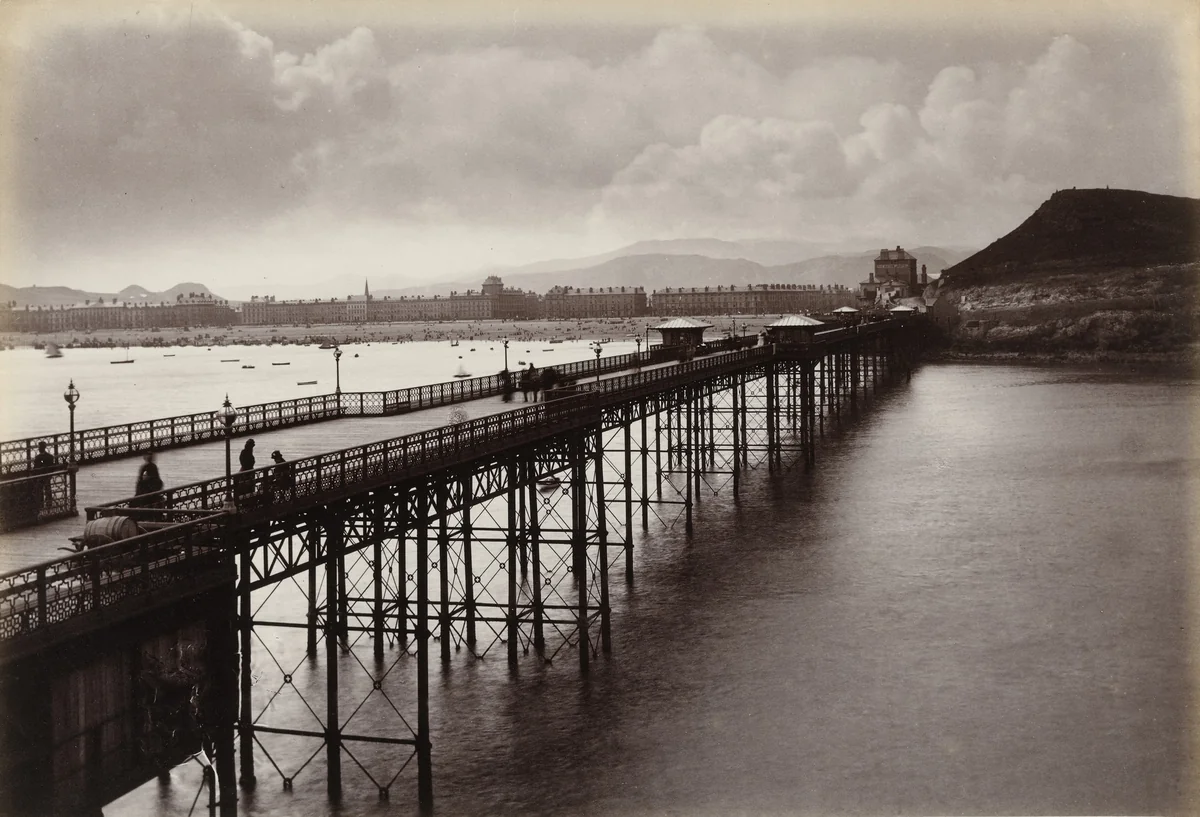 Llandudno, View from the Pierhead (No. 1389) by Francis Bedford, photograph, 1860