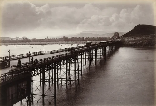 Llandudno, View from the Pierhead (No. 1389) by Francis Bedford, photograph, 1860