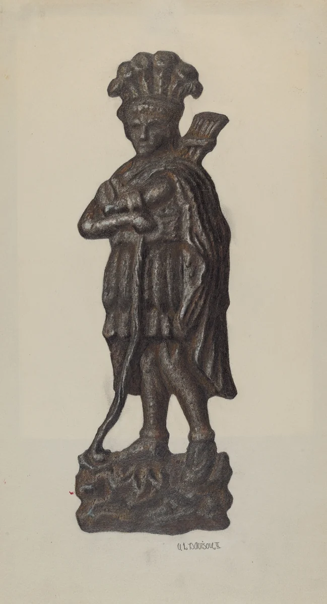 Cast Iron Ornament by Austin L. Davison, index of american design, 1940