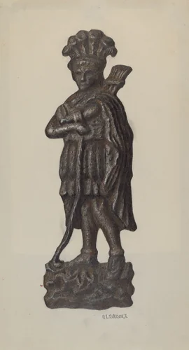 Cast Iron Ornament by Austin L. Davison, index of american design, 1940