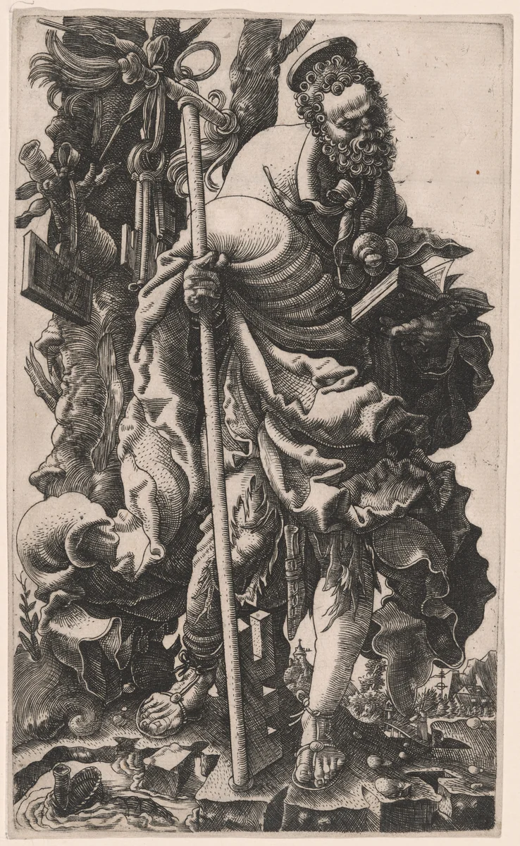 Saint Peter by Master HL, print, 1522
