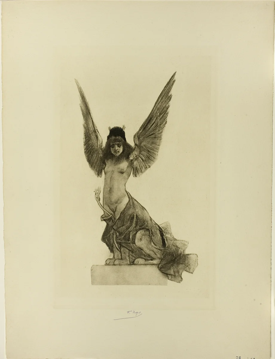 Parallelism by Félicien Rops, print, 1853-1896