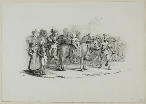 Untitled by Nicolas-Michel Paradis, print, 1822-1840