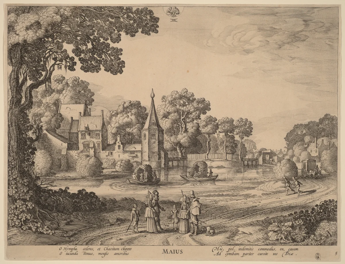 May by Jan van de Velde, print, 1593-1641