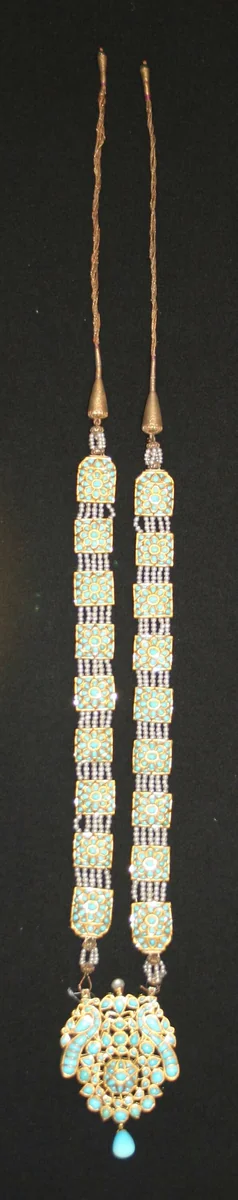 Necklace (Patrihar) by India Rajasthan, metalwork, 1801-1900