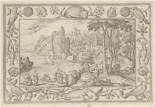 Pharaoh’s Daughter Finding Moses by Adriaen Collaert
Hans Bol
Eduard van Hoeswinckel, print, 1579-1589