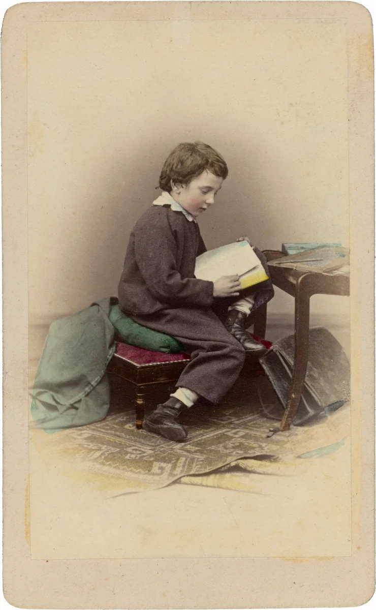Portrait of a Boy by American 19th Century, photograph, 1860-1869