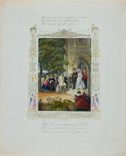 My Love, Vain Are Words (Valentine) by Unknown Artist, other, 1845-1855