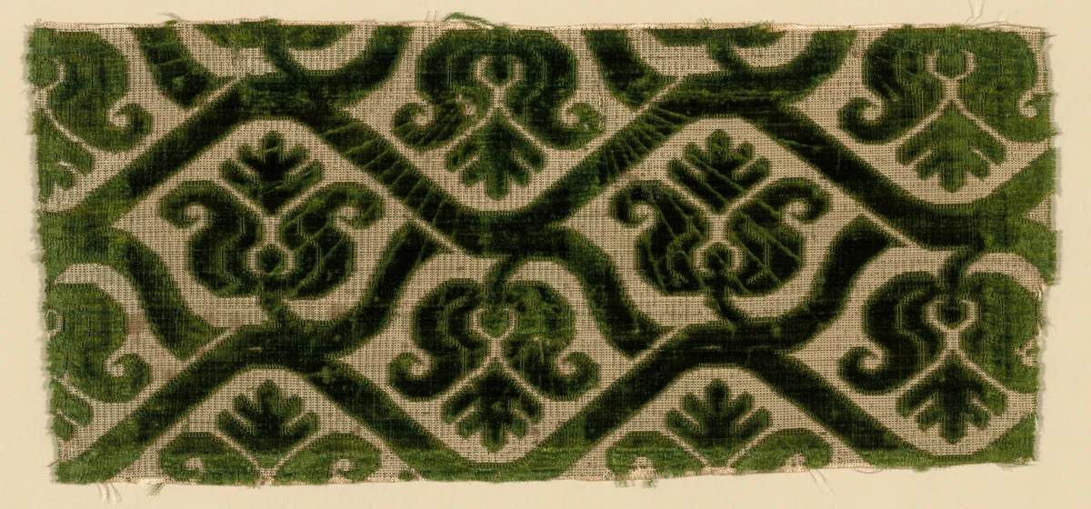 Fragment by Italy, textile, 1590-1610