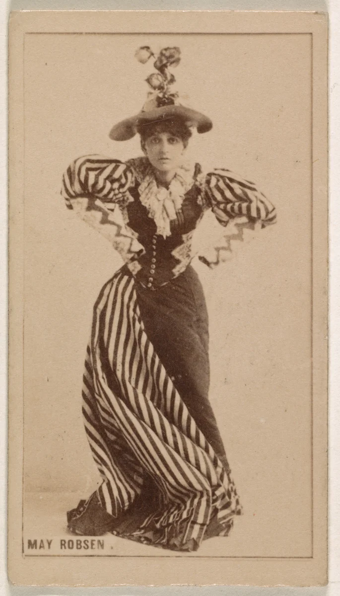 May Robson, from the Actresses series (N245) issued by Kinney Brothers to promote Sweet Caporal Cigarettes by Kinney Brothers Tobacco Company, photograph, 1890