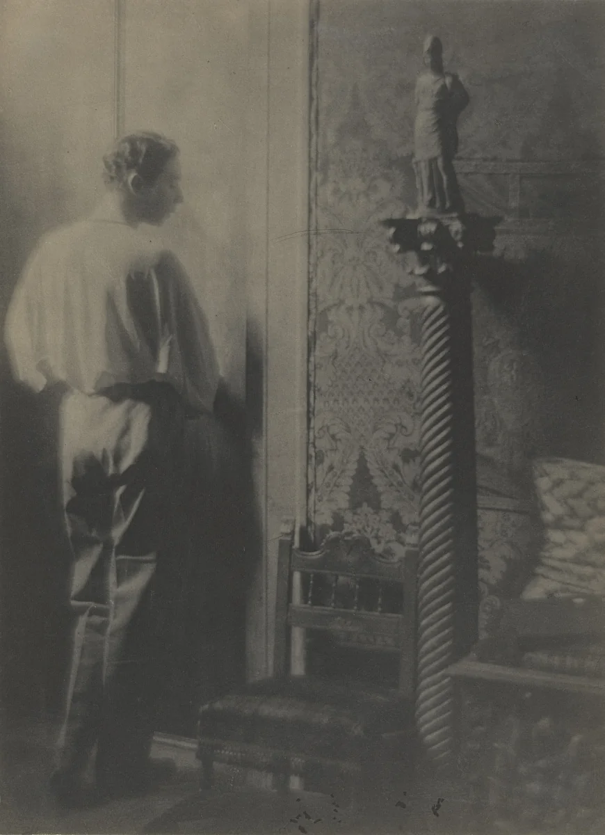 Portrait of the Baron A. De Meyer by Gertrude Käsebier, photograph, 1905