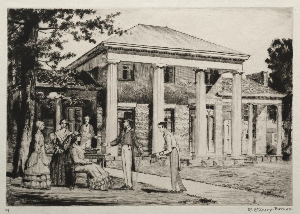 The Fifties by Rudolph Stanley-Brown, print, 1904-1926