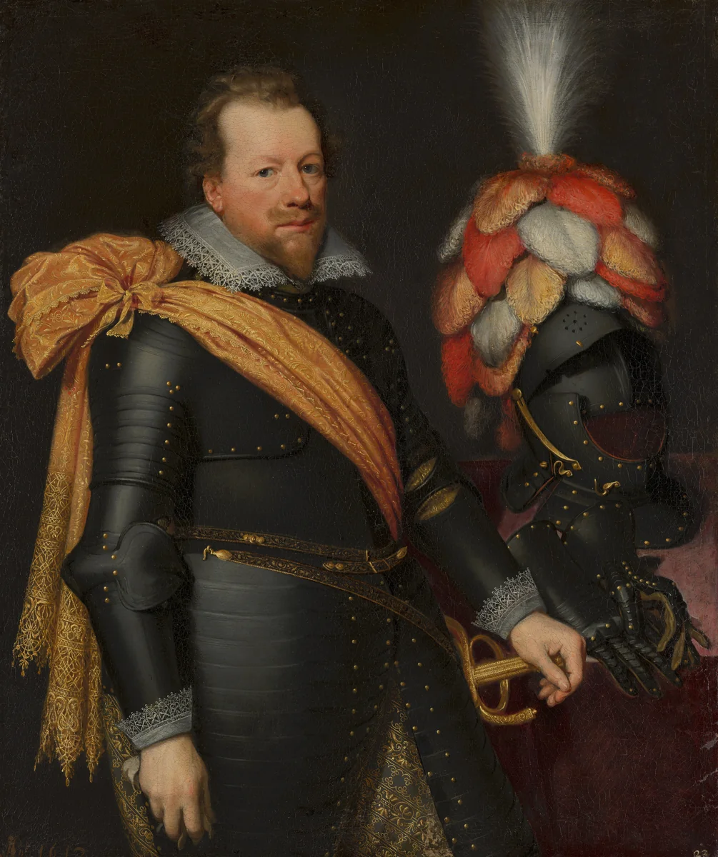 Portrait of an Officer by Jan Anthonisz. van Ravesteyn, painting, 1612