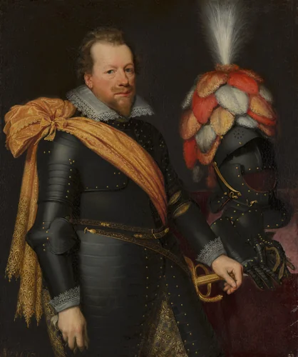 Portrait of an Officer by Jan Anthonisz. van Ravesteyn, painting, 1612