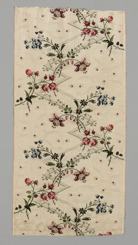 Panel by England, Spitalfields, textile, 1750-1759