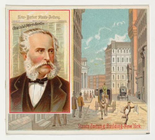 Oswald Ottendorfer, New Yorker Staats-Zeitung, from the American Editors series (N35) for Allen & Ginter Cigarettes by Allen & Ginter, print, 1887