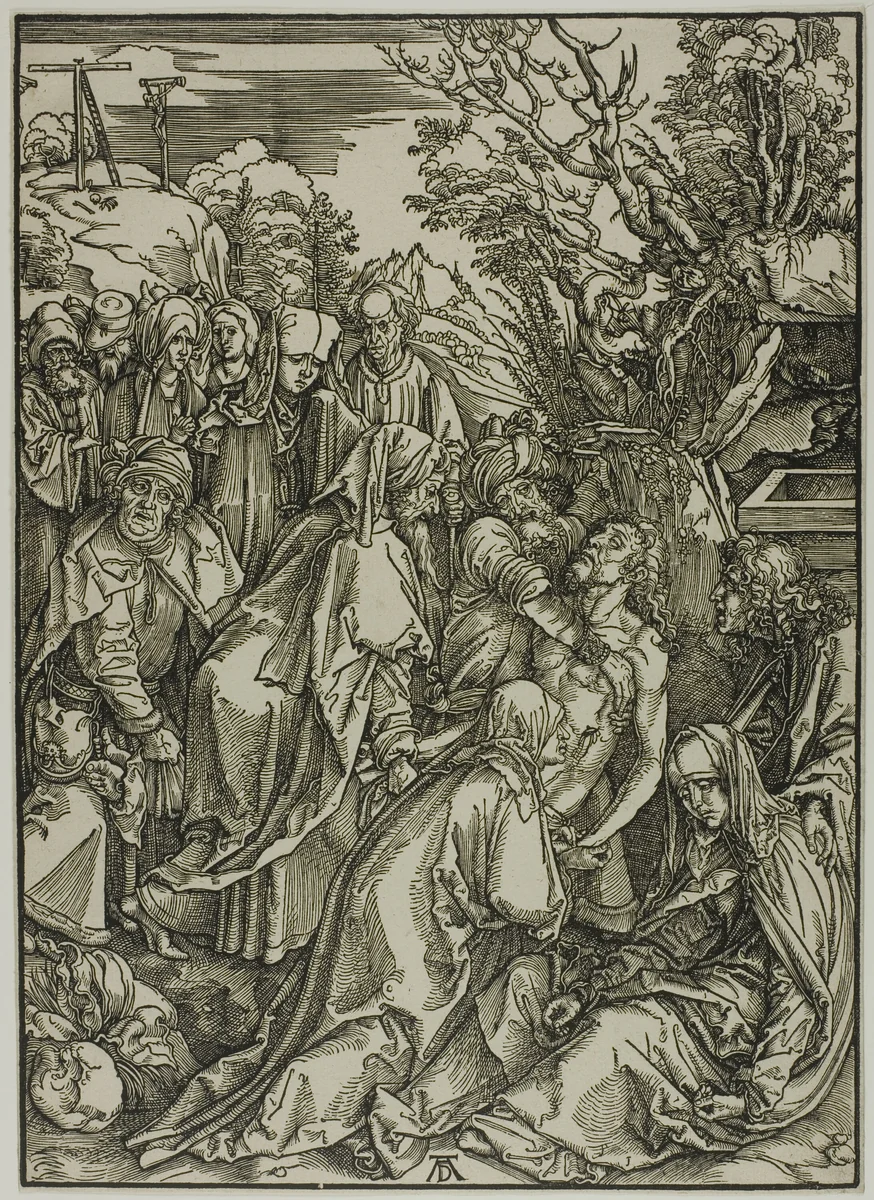 The Deposition, from The Large Passion by Albrecht Dürer, print, 1496-1497