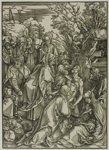 The Deposition, from The Large Passion by Albrecht Dürer, print, 1496-1497