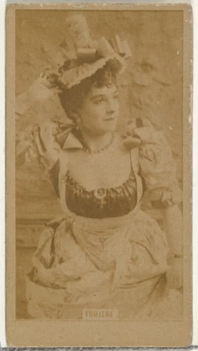 Miss Foujere, from the Actors and Actresses series (N145-8) issued by Duke Sons & Co. to promote Duke Cigarettes by W. Duke, Sons & Co., photograph, 1890-1895
