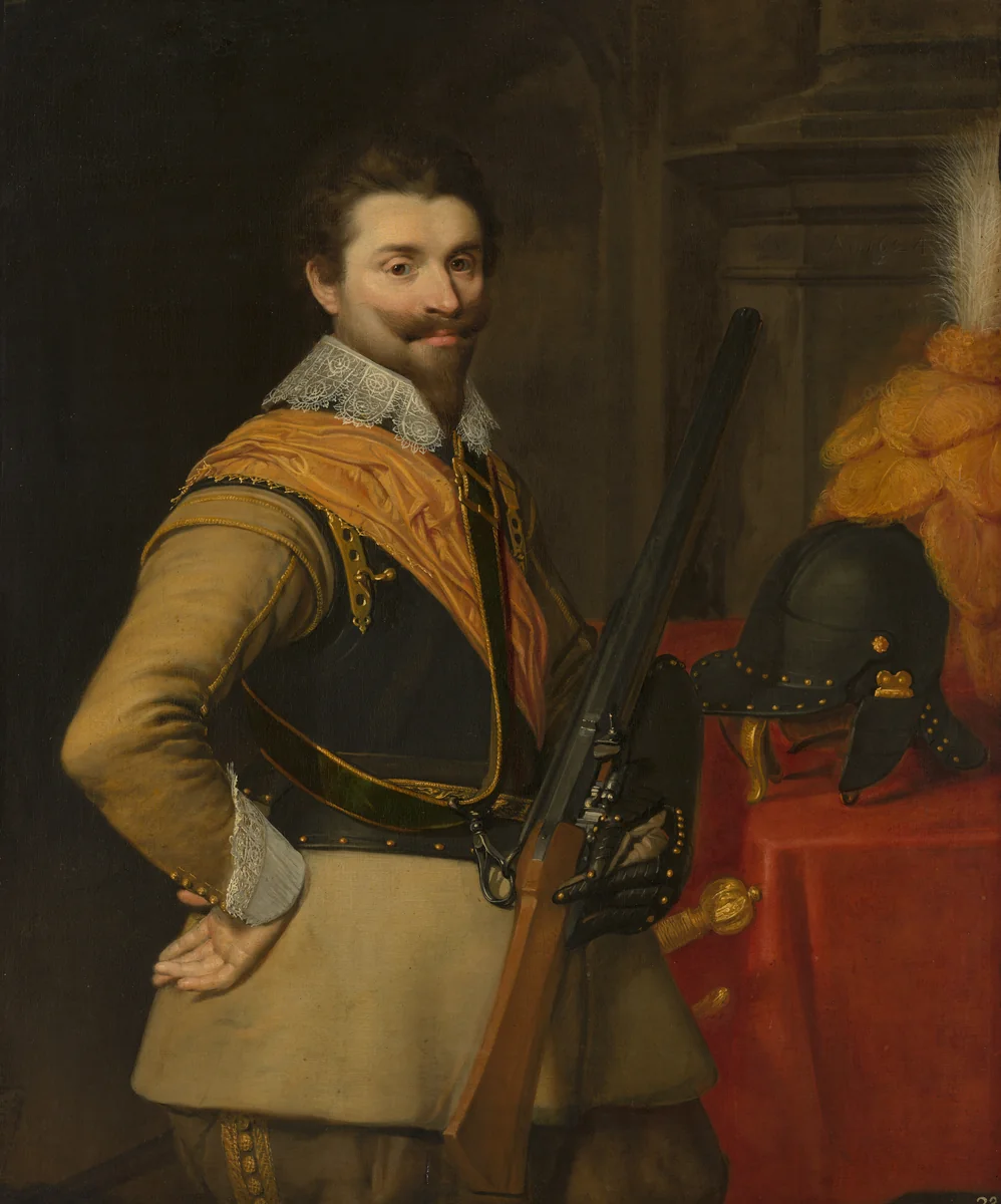 Portrait of an Officer by Jan Anthonisz. van Ravesteyn, painting, 1624