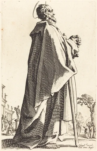 Saint Matthew by Jacques Callot, print, 1631